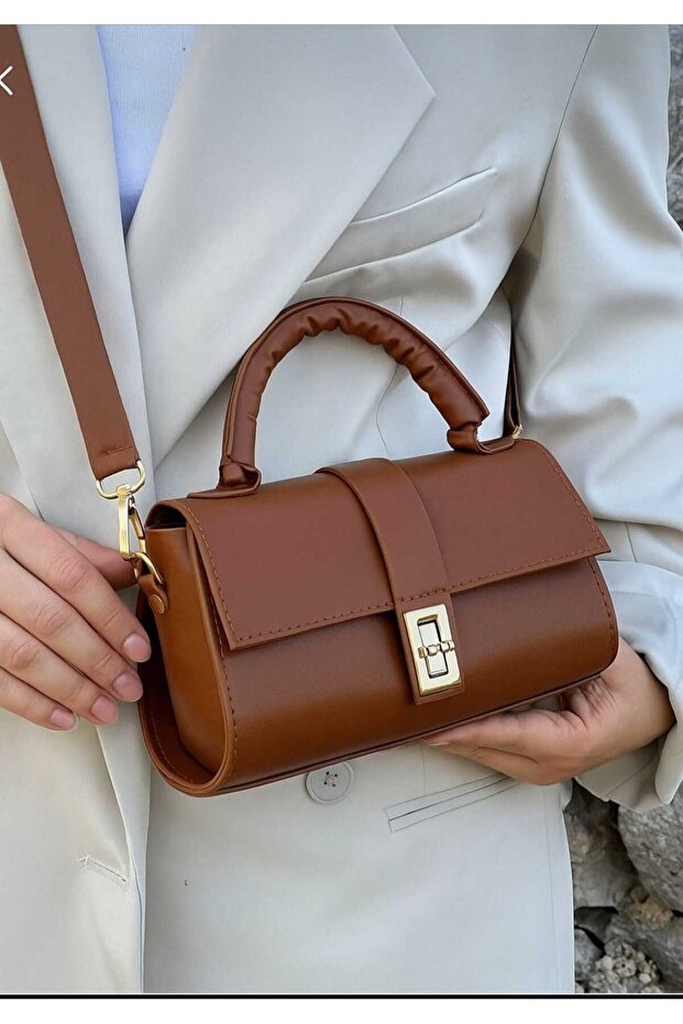 Women's Shoulder and Arm Crossbody Bag Brown