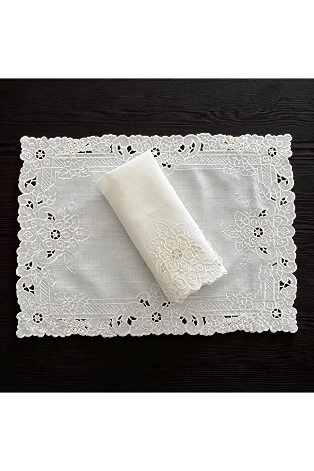 Noble - American Service Delik İşi White - 35X50 cm 1 Piece