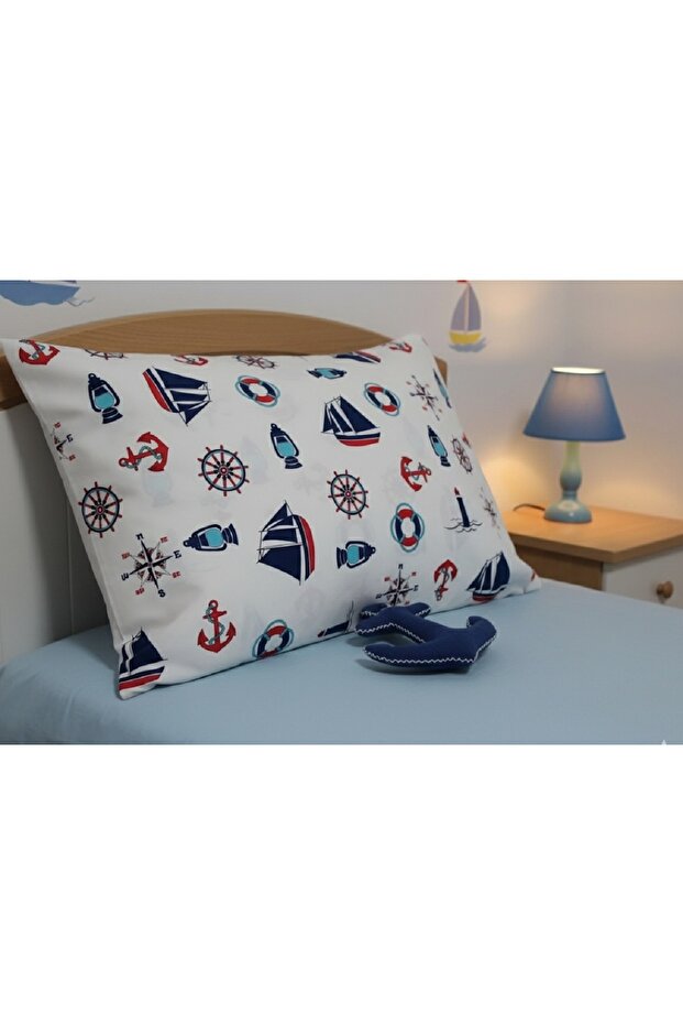 ⛵ Ranforce Blue Sailing Pillowcase – Bring the Freedom of the Wind to Your Sleep!