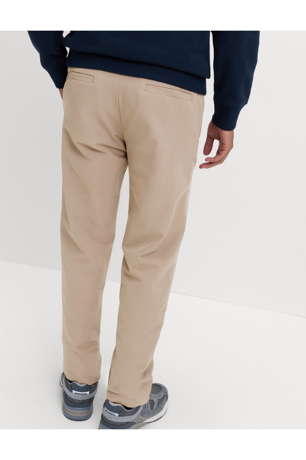 Regular Fit Termal Chino Pantolon - 6