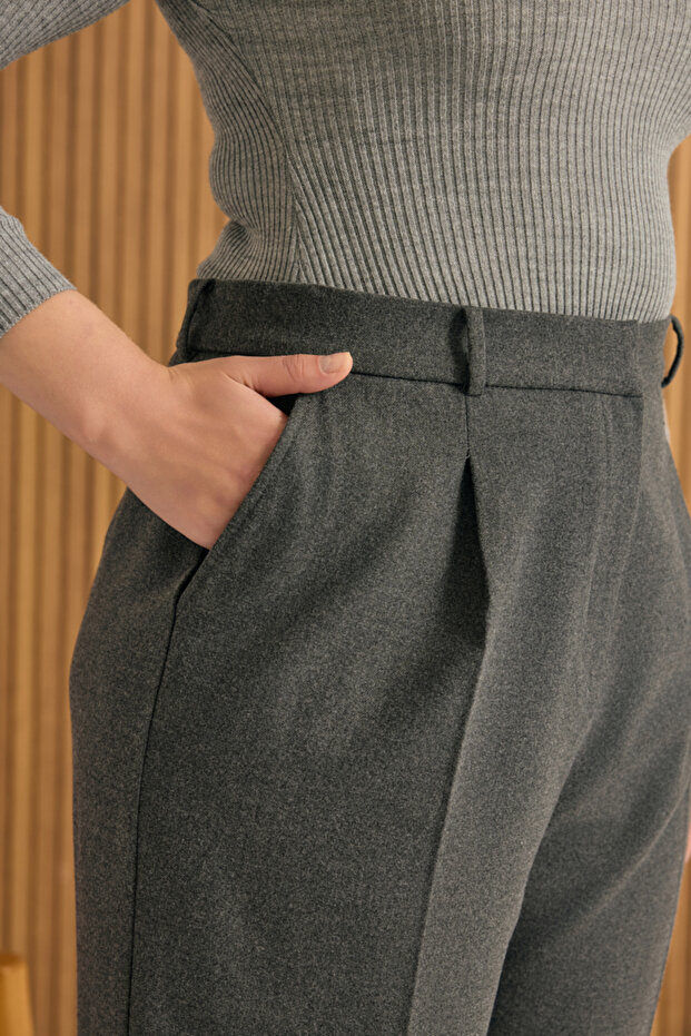 Duble Paça Bol Form Pantolon - 4