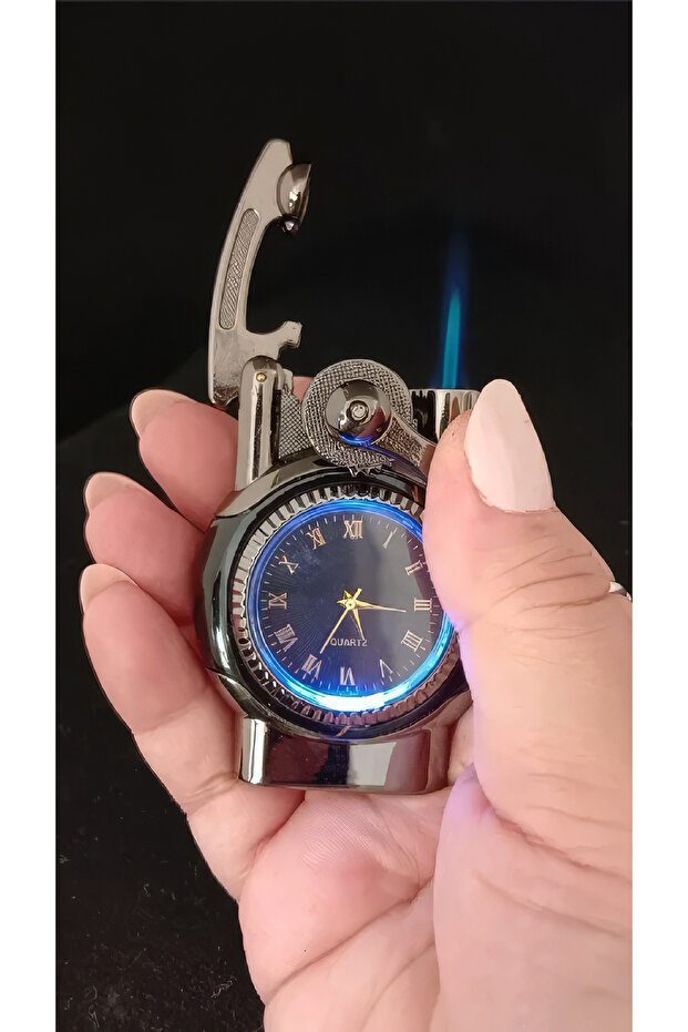 Klasik Şık Saatli Çakmak - 3