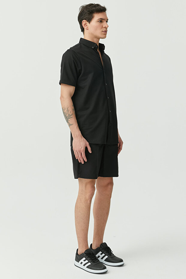 Beli Lastikli Şort - 5