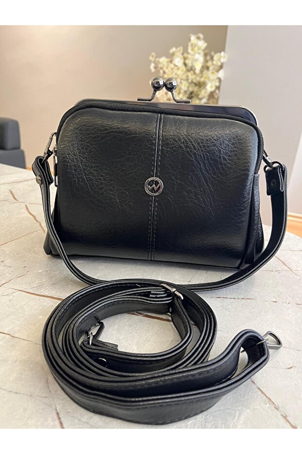 çapraz çanta çift askılı cüzdan model - 5