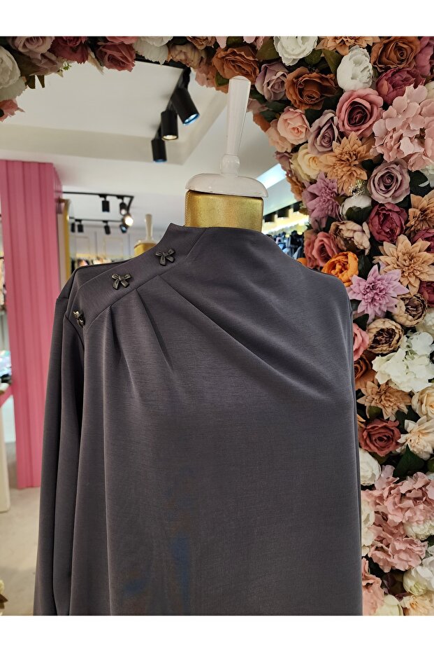 gri tunik kadın - 2