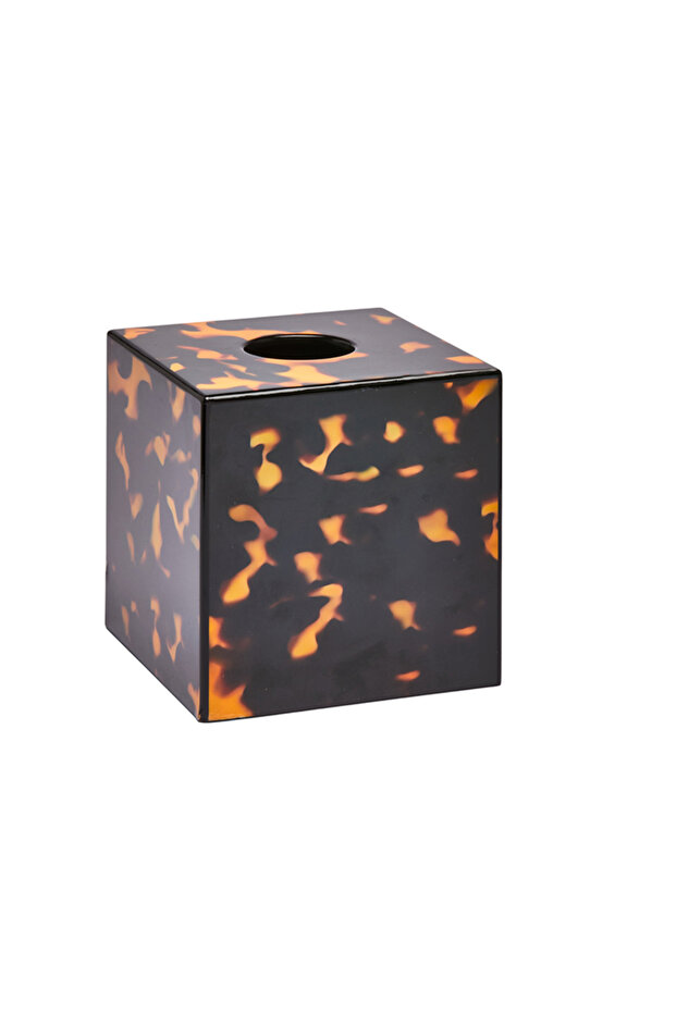 Tortoiseshell Square Tissue Box - 1