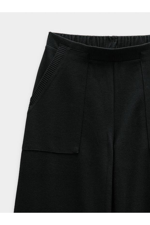 Cepli ve Elastik Bel Pantolon - 6