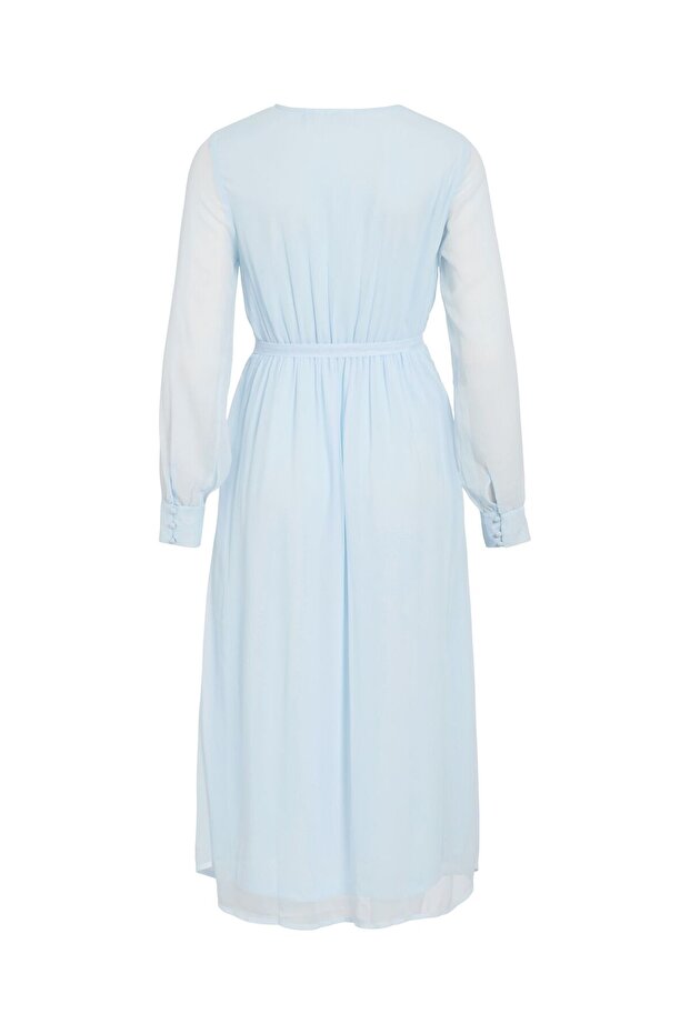 Rochie maxi VIFALIA cu mânecă lungă - 3