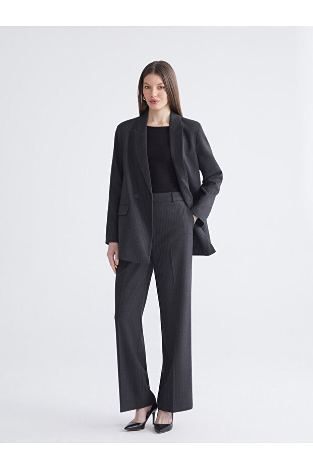 Esvab • Modern & Distinctive Striped Wide-Leg Women's Pants