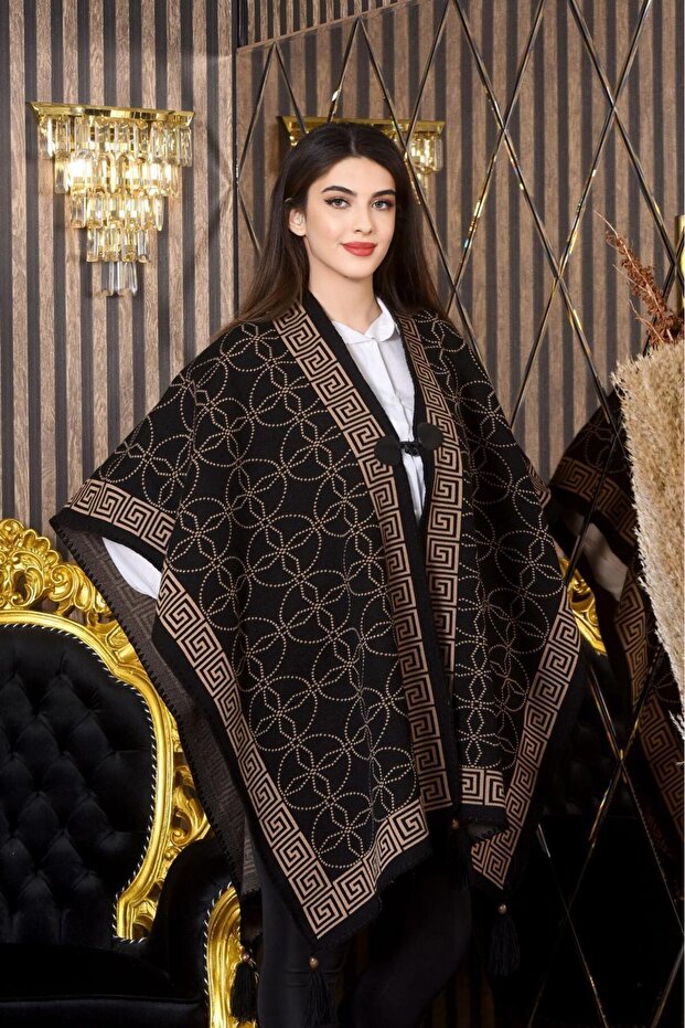 Çelik Örgü Triko Panço - 1