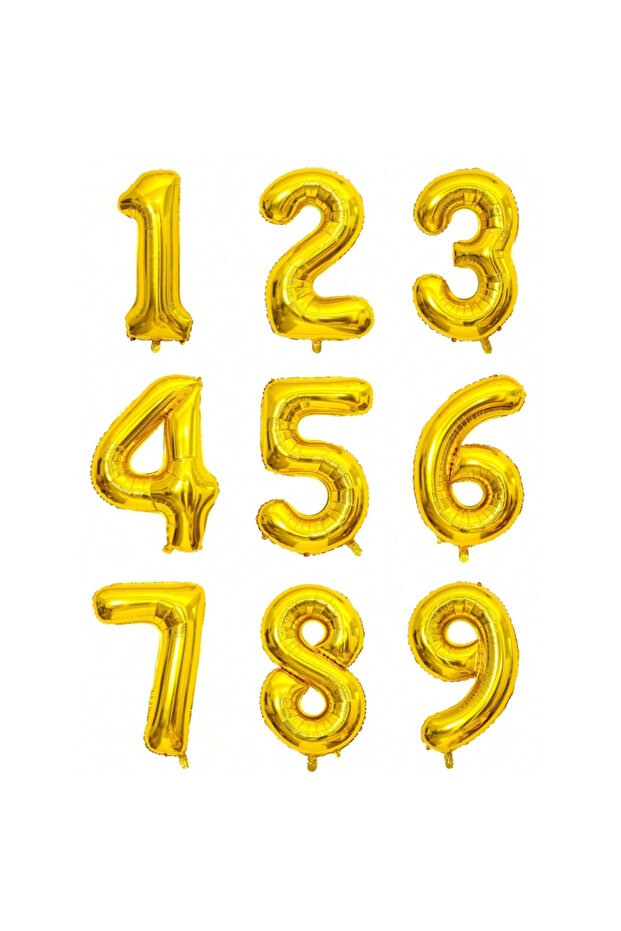 Helyum Gold 7 Number Balloon 102 cm