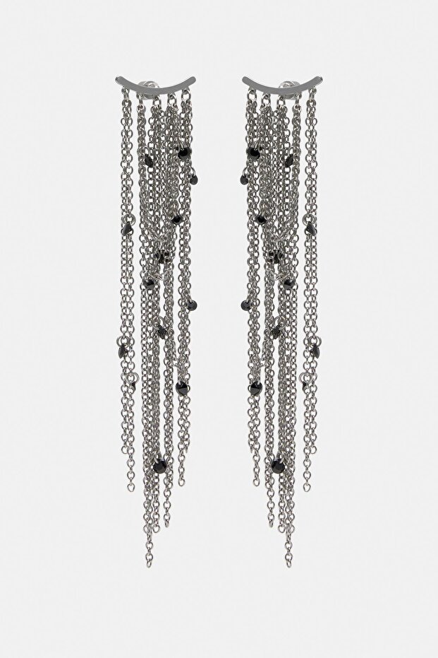 Boncuklu şelale küpe - 2