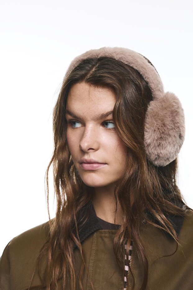 Suni kürk kulaklık - 1