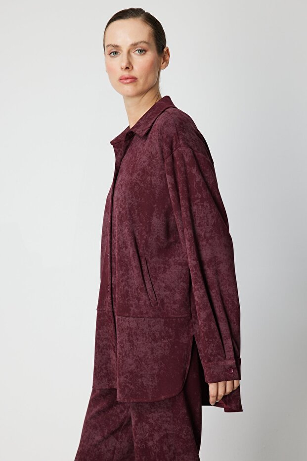 Batik Desenli Uzun Gömlek - 2