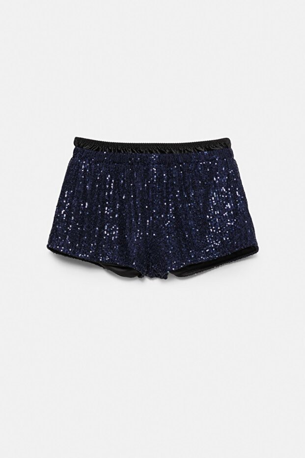 Pullu kombin şort - 7