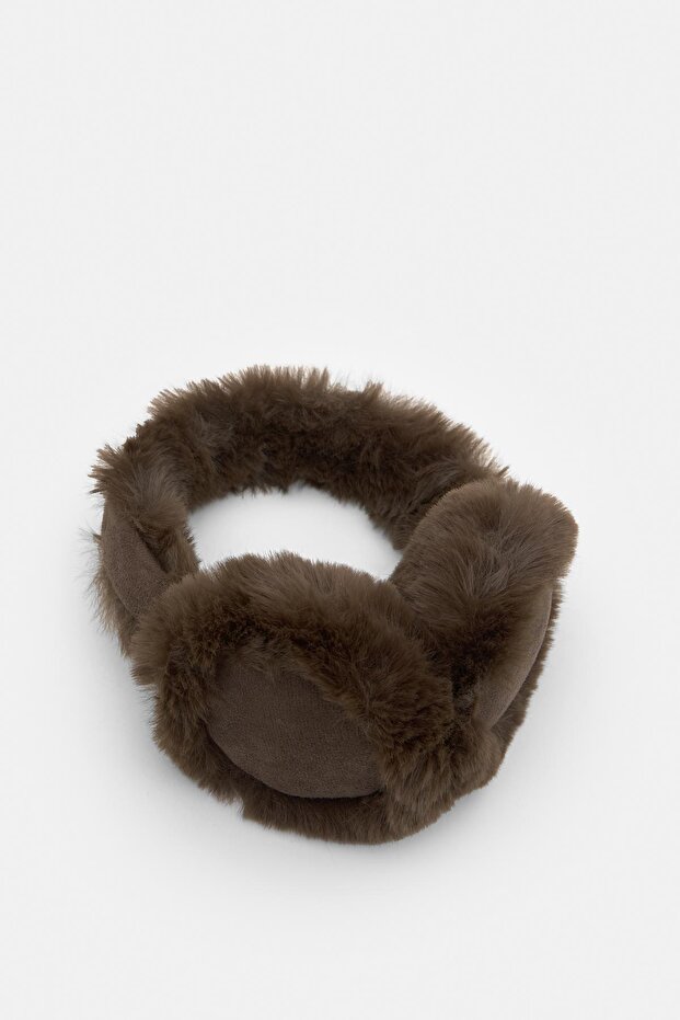 Suni kürk kulaklık - 3