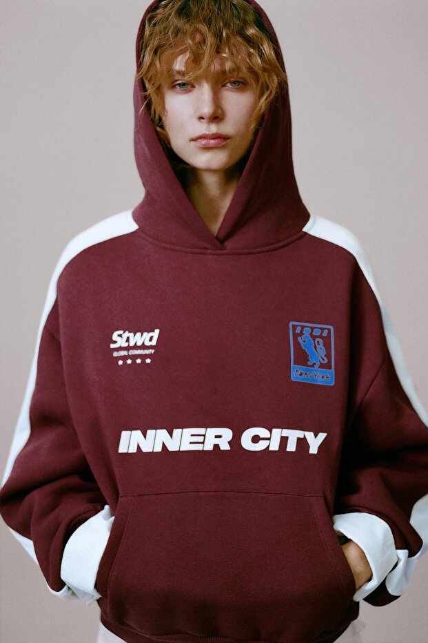 STWD Inner City kapüşonlu sweatshirt - 1