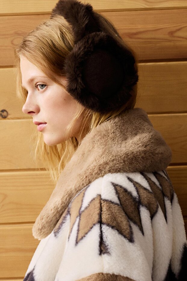 Suni kürk kulaklık - 1