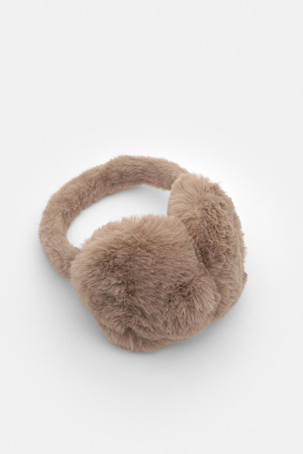 Suni kürk kulaklık - 3