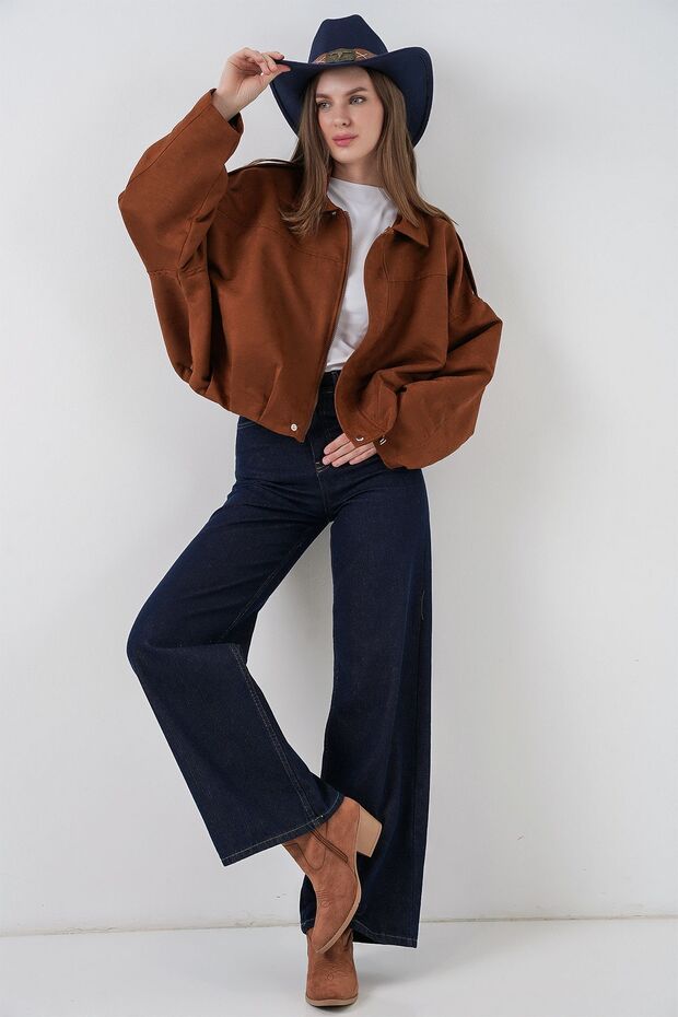 BDART Oversized Fermuarlı Ceket - 2