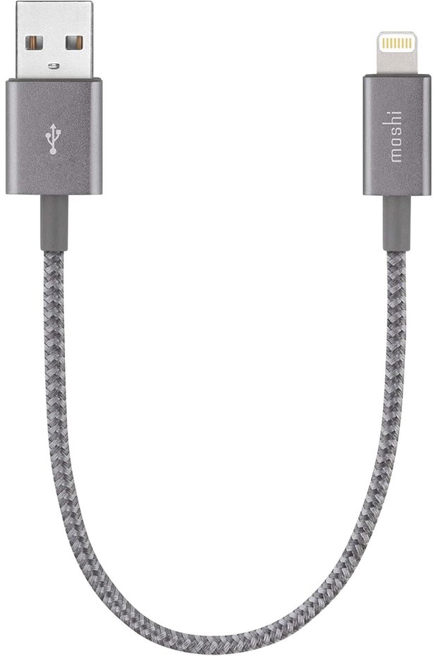 Integra USB-A Charge/Sync to Lightning Cable 0.8 ft (0.25 m), 2.4A Fast-Charging, Compatible with Lightning Connector, for iOS Devices, MFI Certified