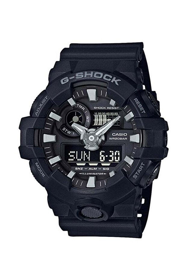 Men's Resin Analog-Digital Watch GA-700-1B - 53.4 mm