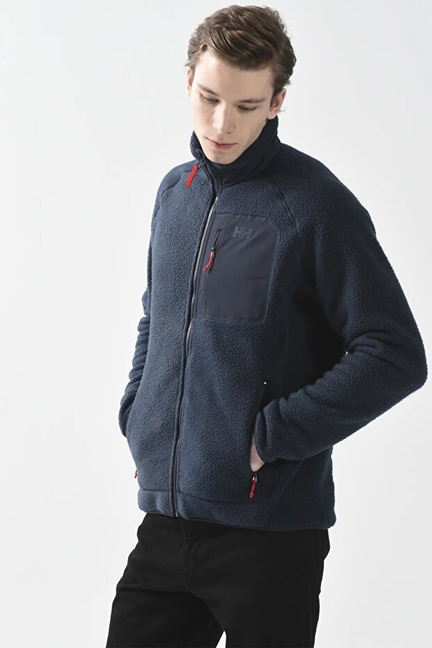 Erkek Block Polar Ceket - 2