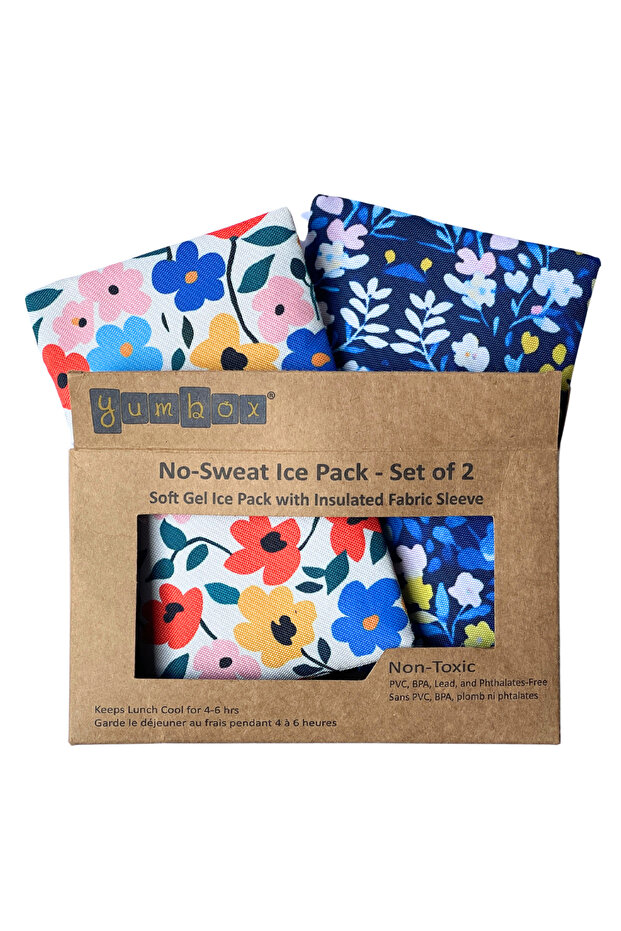 Gel Ice Packs in Fabric Sleeves 2-Pack - Floral Prints