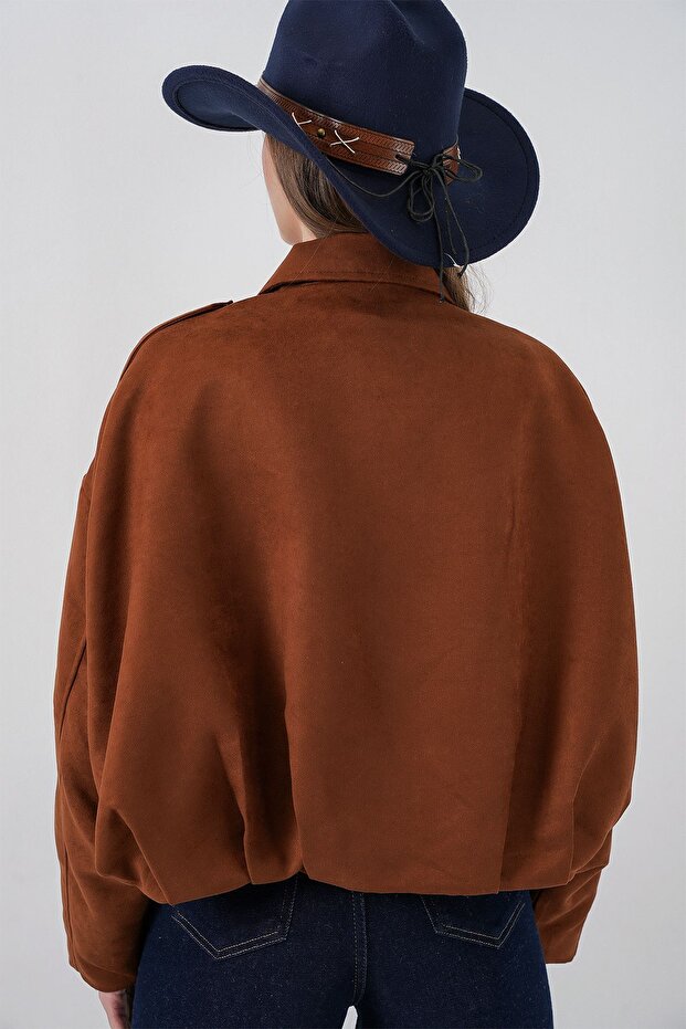 BDART Oversized Fermuarlı Ceket - 6