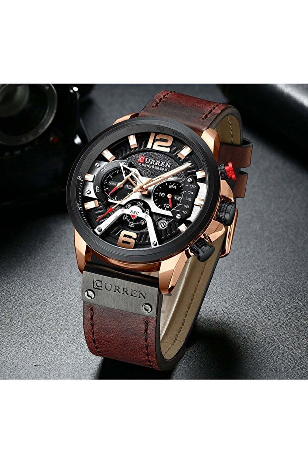 8329 Original Men's Quartz Watch Waterproof Chronograph for Men