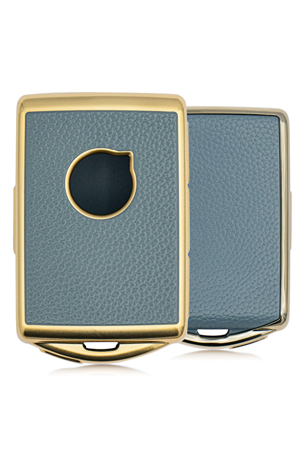 S90 S60 4 Button Smart Nano Key Case - Blue