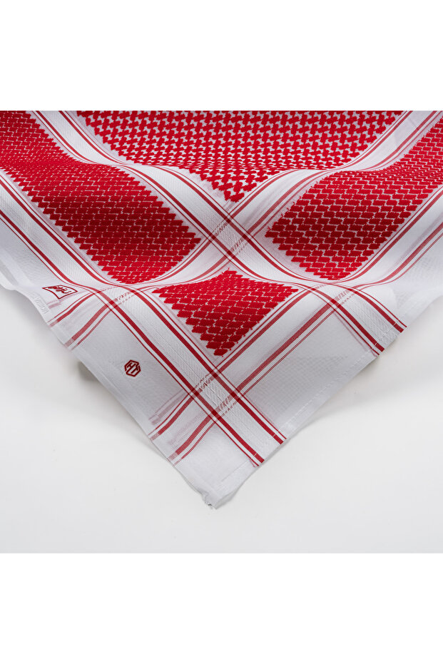 Red Hashtag Shemagh - 2