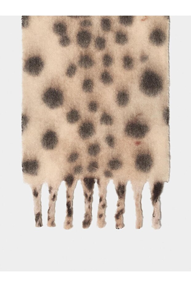 Püsküllü Baskılı Şal - 4