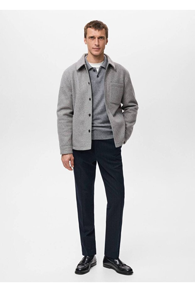 Kapitone kumaş ceket - 2