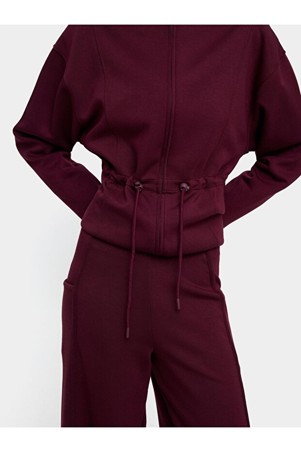 Elastik Bel Düz Pantolon - 5