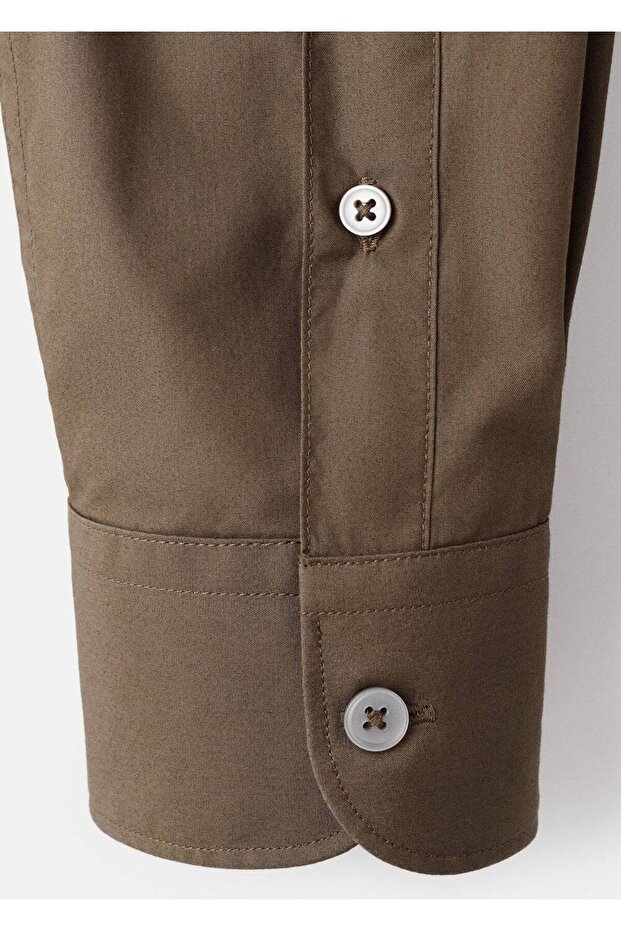 Regular fit %100 pamuklu gömlek - 6