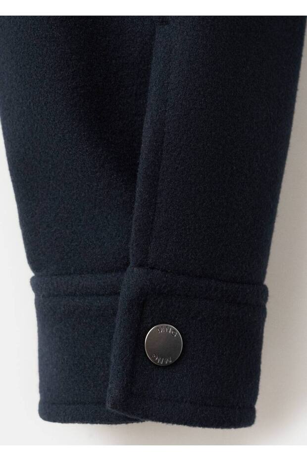 Fermuarlı yün ceket - 7