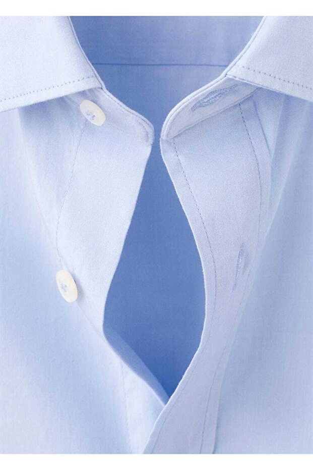 Regular fit %100 pamuklu gömlek - 7
