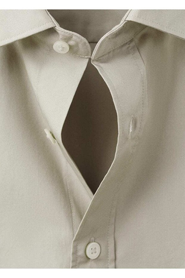 Regular fit %100 pamuklu gömlek - 5