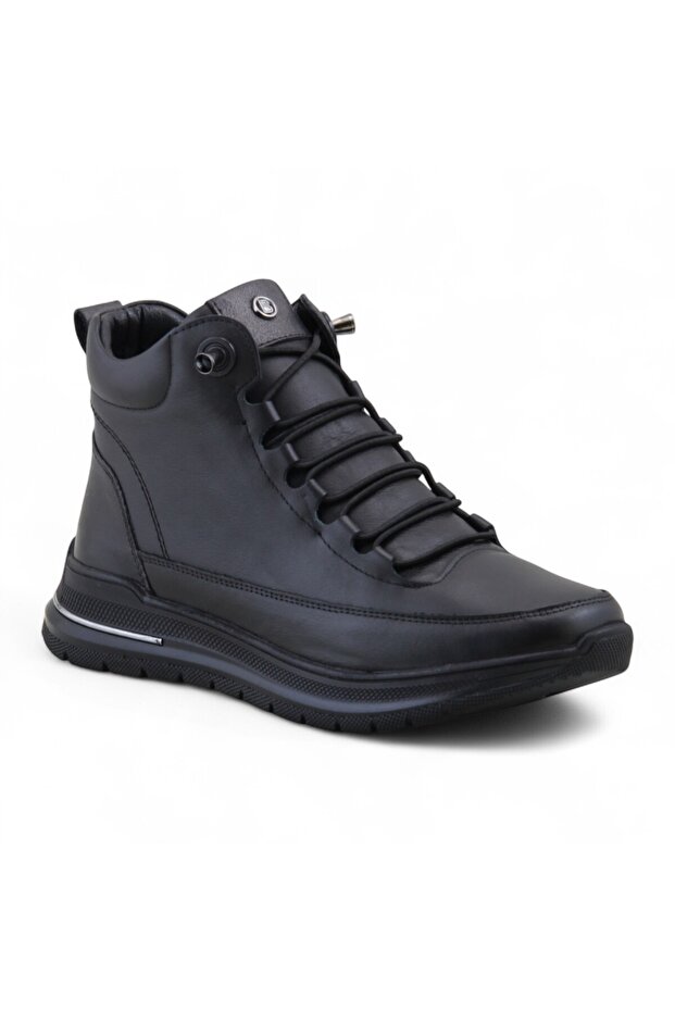 25Kb-5001-B Genuine Leather Comfort Women's Boots