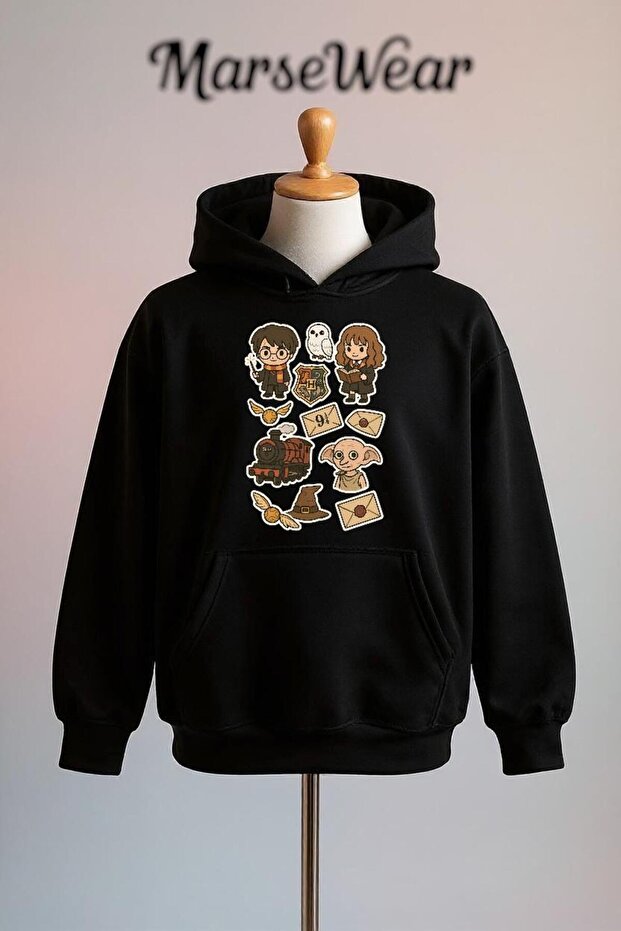 Printed Cotton 3 Thread Oversize Sweatshirt