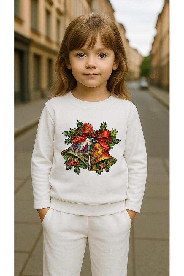 Children's Suit Sweatshirt Çan Noal Printed Girls Boys Crew Neck3 4-5-6-7-8-9-10-11-12Years