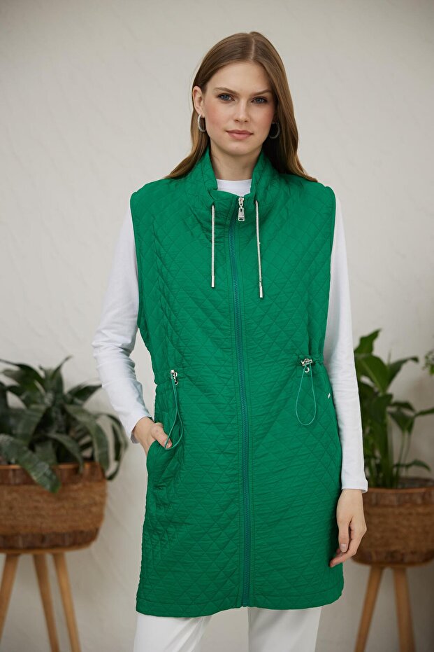 BÜYÜK BEDEN KAPİTONE YELEK - 3