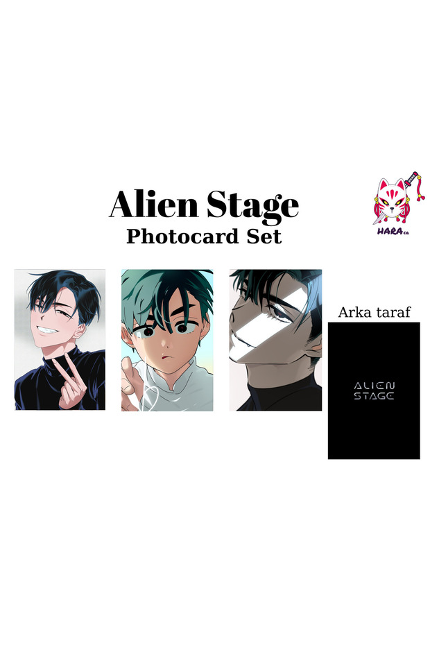 Alien Stage Anime Ivan Anime Photocard Set / Collection Card V3 (3 Pieces)