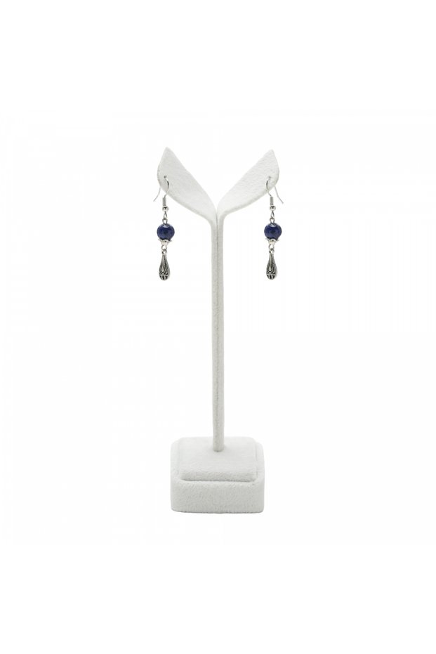 Lapislazuli Natural Stone Necklace and Earrings