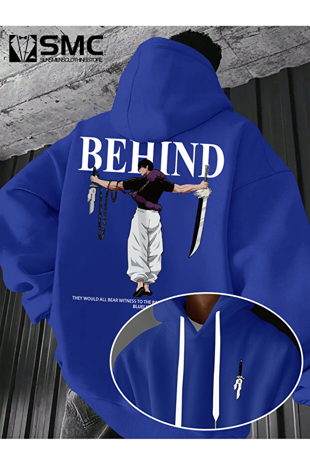 Unisex Toji X Japanese Printed Hooded Sweatshirt