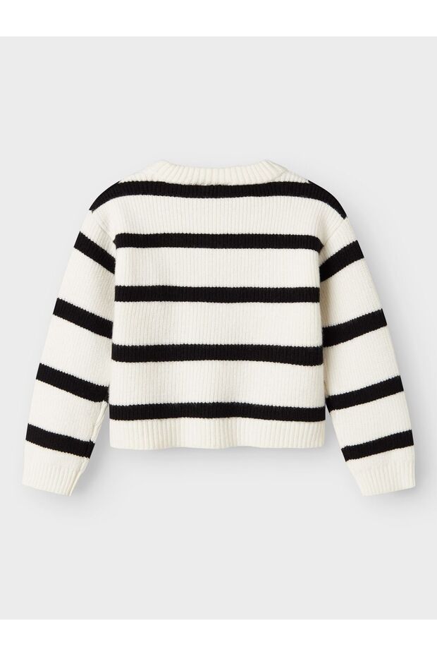 Strickpullover Streifen - 3