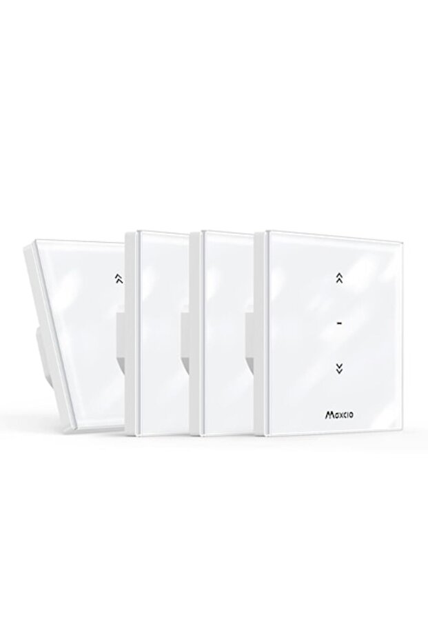 Maxcio WiFi Shutter Switch 80x80 mm, Alexa & Google Control, Automation, Set of 4 - 1