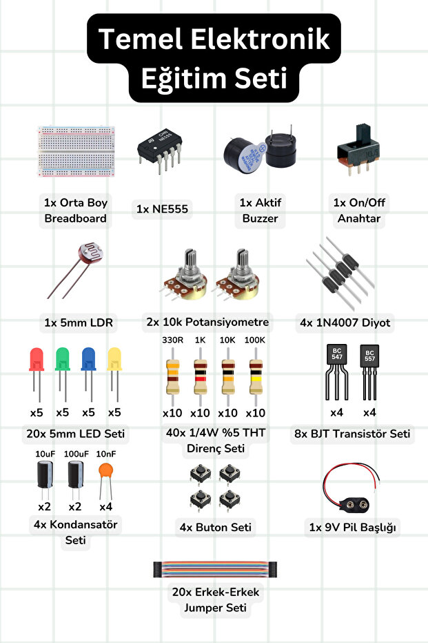Temel Elektronik Eğitim Seti