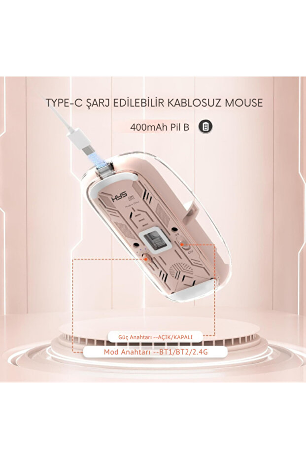 • ŞEFFAF KABLOSUZ MOUSE - 6